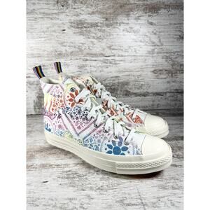 NEW Men's Converse CTAS Chuck 70 'Pride' White/University Red Sneaker Sz 10.5